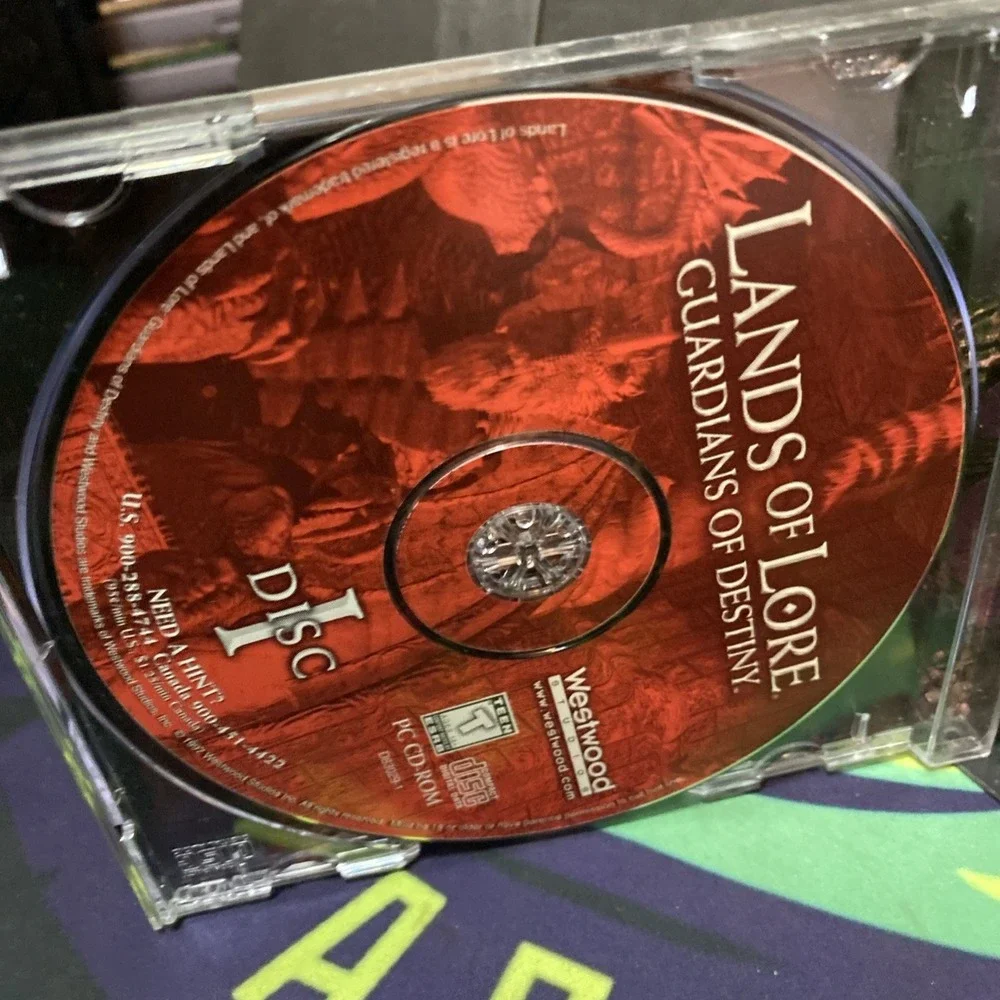 Lands of Lore: Guardians of Destiny Windows PC CD-ROM, 1997, 4-Disc Set